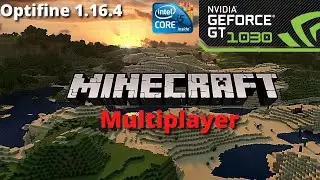 Minecraft Server | GT 1030 + i5-2400 | Optifine 1.16.4 | Performance Test