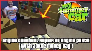 My Summer Car - Engine overhaul Repair of engine parts with Jokke Money Bag ! | Ogygia Vlogs🇺🇸