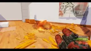 Art Gallery Destruction Demo in UE3 using APEX Destruction with GRB's