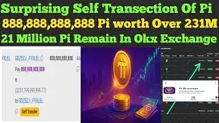 Surprising Self Transection | 21 M Pi Remain  | Pi Network New Update |Pi News