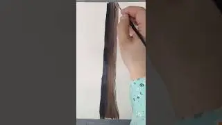 Learn to paint a  tree trunk || Easy tutorial for beginners #painting #reels #art