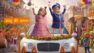 Aalu Ki Barat  & Eggplant Ki Barat | Kids Hindi | Hindi Cartoon Video | आलू की बारात | BeBe - Hindi