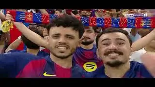 Barcelona vs Realmadrid (3-2) Supercopa finals trophy celebration