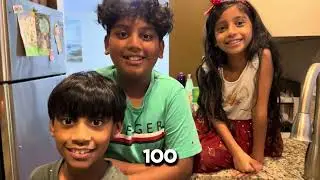 Water challenge 💦 With kids