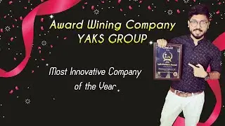 Award Winner YAKS Group: Most Innovative Company of the year! 💪🏻😎
