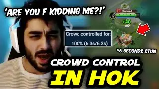 Mobazane НЕ МОЖЕТ ПОВЕРИТЬ, как НЕВЕРОЯТНО ДОЛГО длится контроль над толпой в HOK!