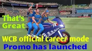 WCB official career mode promo has launched | That's Great |