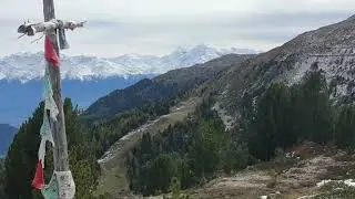 H&ouml;henwanderung Reschensee T&ouml;sens Kirche St.Georgen