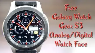 Top Free Galaxy Watch/Gear S3 Analog Watch face