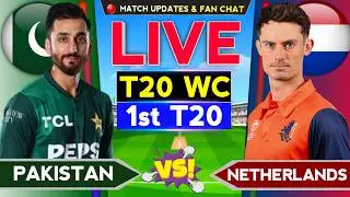 🔴Live- Pakistan vs Netherlands T20 WC Live | Pak vs Netherlands,Cricket Commentary | Ind vs Ned Live