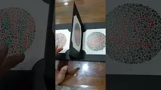 Ishihara's Test For Colour Deficiency38 Plates Edition Original Book 2012 Edition Make Japan #viral