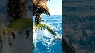 eagle attacks snake wrapped around shark #eagle  #shortvideo #wildlife #animals