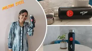 Best Steel Water Bottle for Kids & Office | Milton Stainless Steel Water Bottle Review & Demo