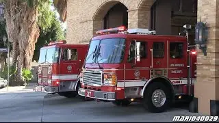 Los Angeles Fire Department - Light Force 27 + Engine 27 Hollywood