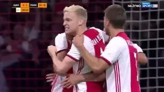 Ajax vs PAOK 3 2 Champion League Qualifying Round Highlights & Goals 13 10 2019