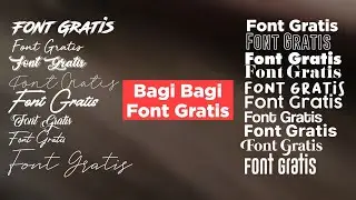 BAGI-BAGI FONT KEREN UNTUK TYPOGRAPHY