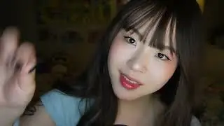 MOONTIGER ASMR Fast & Slow Kisses With Face Brushing & Hand Movement🌸✨