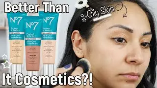 No7 Protect And Perfect Foundation Review On Oily Skin | Shade Honey