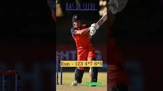 Bas de Leede |Netherland qualified for the world cup|#kingcricket1996 #netherlands