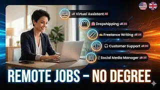 Top 10 Work-From-Home Jobs Without a Degree | USA & UK 2025