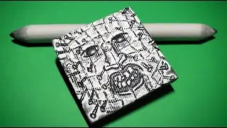 Pinhead (Hellraiser) Charcoal Sketch Timelapse