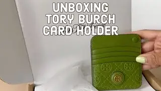 Unboxing: Tory Burch T Monogram Leather Card Case