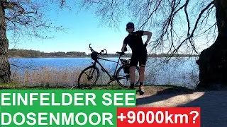 Radtour: Einfelder See + 9000 km (?) und Dosenmoor (Neumünster, Krogaspe, Loop, Schleswig-Holstein)