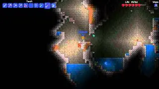 Lets Play Terraria Part 3 (Adrian Can't Sing)
