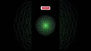 Python Rainbow Spiral Animation Code 🌈 #Shorts