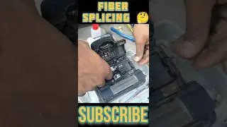 Fiber Splicing🤔#ytshort #experimentalmind #foryou #vlog  #opticalfiber #fiber #splicing #foryou