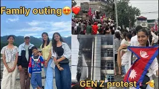 GEN Z protest 🇳🇵Family outing😍❤️