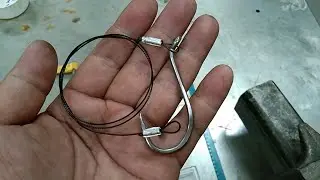 stainless steel leader crimping trick | fishing rig