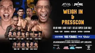WEIGH IN & PRESS CONFERENCE HSN BALI: &ldquo;FIGHT NIGHT : OFF THE THRONE&ldquo; ‼️