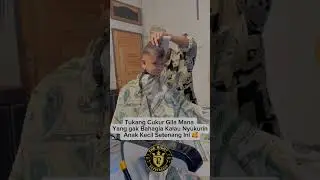 Cukur Anak tapi Tidak Rewel 🥰🥰 #barbershop #realitamangcukur #barber #barberman #haircut #barberst