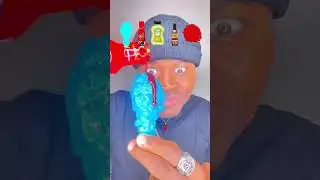 Голубое куриное крылышко #sprite #drink #food #soda #mgfoodandmukbang #stitchtricks
