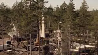 CLT-Omakotitalo, Musta Kukko - sein&auml;elementti