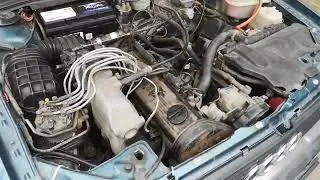 Audi Coupe GT KV 2.2 Engine Check after distributor replacement. Замена трамблера на Ауди купе B2