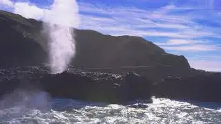 The Blowhole, Yachats OR - in 8K