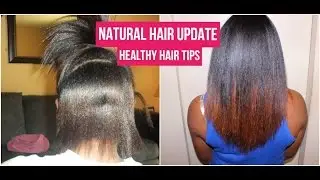 2 year natural hair length check +HEALTHY HAIR TIPS│Tamekans