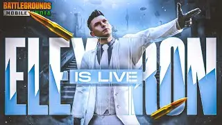 🔴BGMI CONQUEROR RANK PUSH  😎- BGMI LIVE WITH ELEXNRON GAMING!!