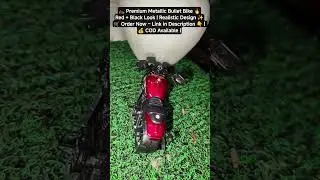 🏍️ Premium Metallic Bullet Bike 🔥Red + Black Look | ✨🛒 Order Now &ndash; Link in Description 👇