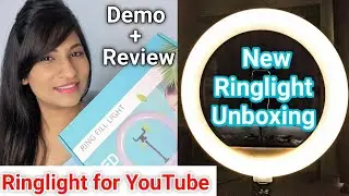 THIS is the BEST Ring Light For YOUTUBE & INSTAGRAM | Ringlight with Stand | Unboxing and Review