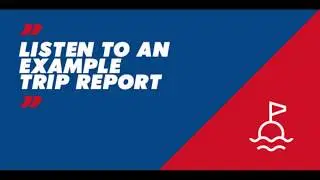 Making a Trip Report over the Radio