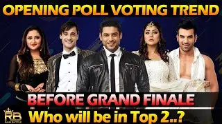 Bigg Boss 13 Latest Voting Poll Result Today | Who will be in Top 2 before Grand Finale of bb13?