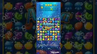Ocean Splash : Jelly Fish Gems - fish match 3 logic puzzle game Level 11 part gameplay #games