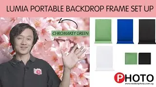 ONE MAN PORTABLE GREEN SCREEN BACKDROP FRAME |  Overview and Set up by Jon Chia