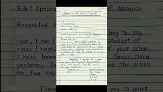 Application for leaves of absence #application #essay #report #email #knowledge #shortsfeed #shorts