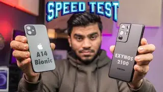 Galaxy S21 Ultra vs iPhone 12 Speed Test (Exynos 2100 vs A14 Bionic) - Who is the Champ??