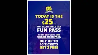 This sale is 2 Hot! We have 2 hours left! #funspotamerica