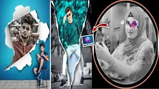 Torn Paper Photo Editing In PicsArt🤓[FEEMI EDITOR]|PICSART|Torn Paper Photo Editing Kaise Karen🤔